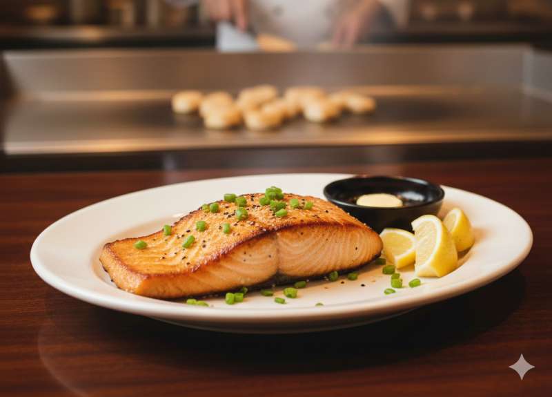 HIBACHI SALMON
